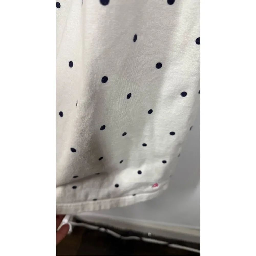 JOULES Great Britain White Floral & Polka Dot Dress Size 8 - Picture 5 of 9
